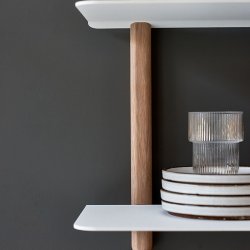 Gejst NIVO A Large Hylde - Hvid/Eg