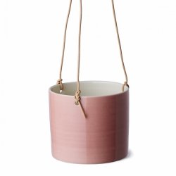 Anne Black Grow Hanging Urtepotte Small - Koral