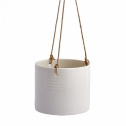 Anne Black Grow Hanging Urtepotte Small - Hvid