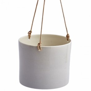 Anne Black Grow Hanging Urtepotte Medium - Concrete