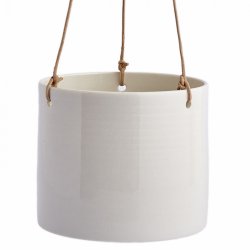 Anne Black Grow Hanging Urtepotte Large - Hvid