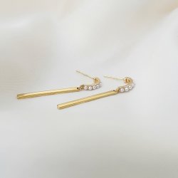 Jewelry By Grundled Isabella reringe - Forgyldt