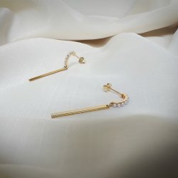 Jewelry By Grundled Isabella reringe - Forgyldt