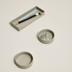 H&uuml;bsch District Opbevaringsbakke - Firkantet - Lysegr