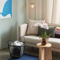 H&uuml;bsch Duo Tosidet Pude - Fljl - 60x40 cm - Grn/Sand