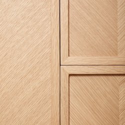 Hbsch Garderobeskab Herringbone - Sildeben - Eg