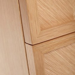 Hbsch Herringbone Sengebord - Natur