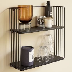 Hbsch Hndlavet Vase Stand - Ravgul/Smoke - H18 cm