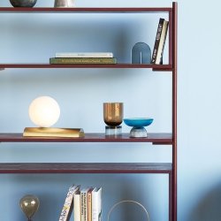 Hbsch Hndlavet Vase Stand - Ravgul/Smoke - H18 cm