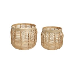 H&uuml;bsch Luna Kurve 2 stk. - Natur