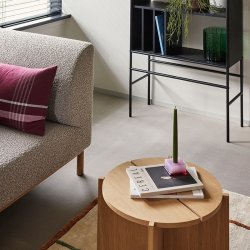 H&uuml;bsch Moment Sofa 2-personers - Gr/Natur