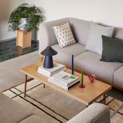 H&uuml;bsch Moment Sofa 3-personers - Gr/Natur