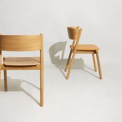 Hbsch Oblique Spisebordsstol - Natur