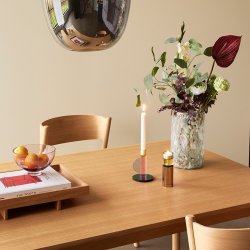 Hbsch Oblique Spisebordsstol - Natur