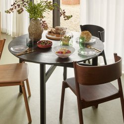 Hbsch Oblique Spisebordsstol - Natur