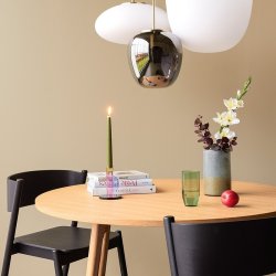 Hbsch Oblique Spisebordsstol - Sort