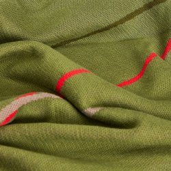 Hbsch Outline Tppe - Grn/Flerfarvet