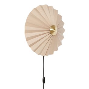 Hbsch Pliss Vglampe - Sand/Messing