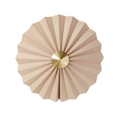 Hbsch Pliss Vglampe - Sand/Messing