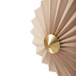 Hbsch Pliss Vglampe - Sand/Messing