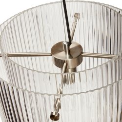 Hbsch Ripple Rund Glas Pendel