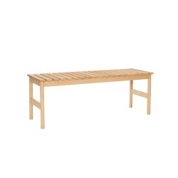 H�bsch Row Bench Egetr�sb�nk - Stor