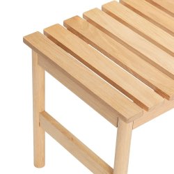 H�bsch Row Bench Egetr�sb�nk - Stor