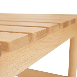 H�bsch Row Bench Egetr�sb�nk - Stor