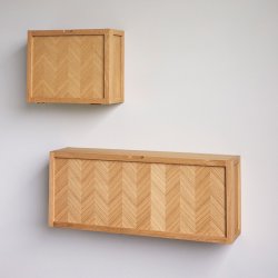 Hbsch Skoskab Herringbone - Sildeben - Large