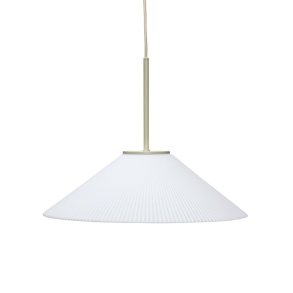 Hübsch Solid Pendel - Sand/Hvid