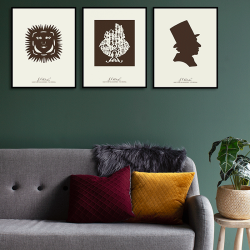 H. C. Andersen Original - Plakat i Ramme - Brudstykke 