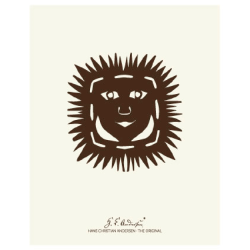 H. C. Andersen Original - Plakat i Ramme - Solhoved 