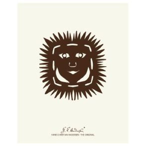 H. C. Andersen Original - Plakat i Ramme - Solhoved 