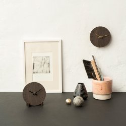 Hemverk Vg- &amp; Bordur 12 cm - Mrk Eg/Kobberfarvet Viser