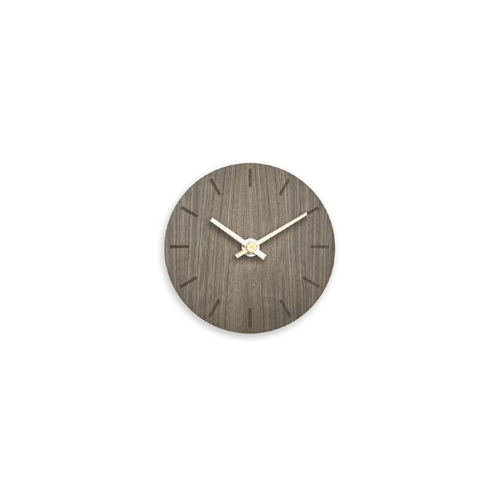 Hemverk Vg- &amp; Bordur 12 cm - Valnd/Kobberfarvet Viser