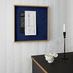 Hemverk Recy. Pinboard Opslagstavle Cobalt Blue Filt 40x40 cm