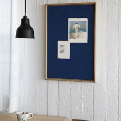 Hemverk Recy. Pinboard Opslagstavle Cobalt Blue Filt 40x60 cm