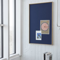 Hemverk Recy. Pinboard Opslagstavle Cobalt Blue Filt 60x100 cm