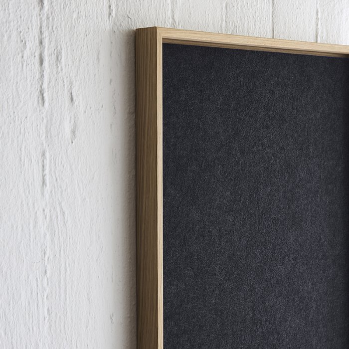 Hemverk Recy. Pinboard Opslagstavle Dark Grey Filt 60x100 cm