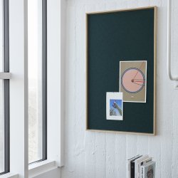 Hemverk Recy. Pinboard Opslagstavle Dark Green Filt 60x100 cm