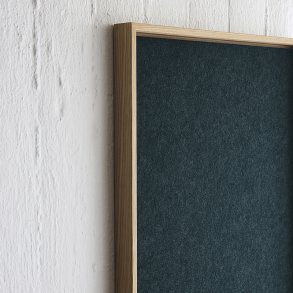 Hemverk Recy. Pinboard Opslagstavle Dark Green Filt 40x100 cm