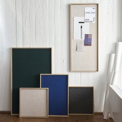 Hemverk Recy. Pinboard Opslagstavle Beige Filt 40x40 cm