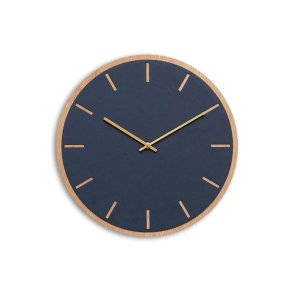 Hemverk Vgur 38 cm - Smokey Blue Eg/Guld Farvet Viser