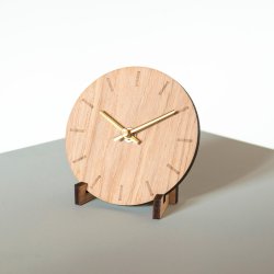 Hemverk Vg- &amp; Bordur 12 cm - Lys Eg/Guld Viser