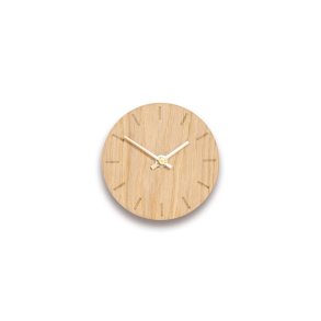 Hemverk Vg- & Bordur 12 cm - Lys Eg/Kobberfarvet Viser