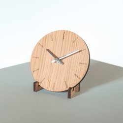 Hemverk Vg- &amp; Bordur 12 cm - Lys Eg/Slvfarvet Viser