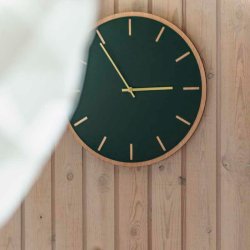 Hemverk Vgur 28 cm - Conifer Eg/Guld farvet Viser