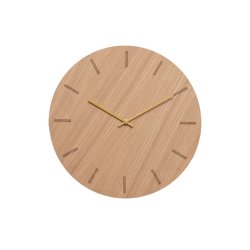 Hemverk Vgur 28 cm - Lys Eg/Guld Farvet Viser