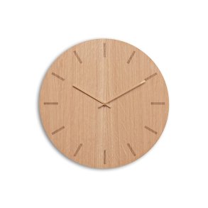 Hemverk Vgur 38 cm - Lys Eg/Kobberfarvet Viser