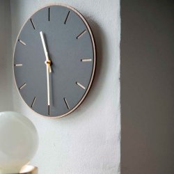 Hemverk Vgur 28 cm - Nero Eg/Guld Farvet Viser